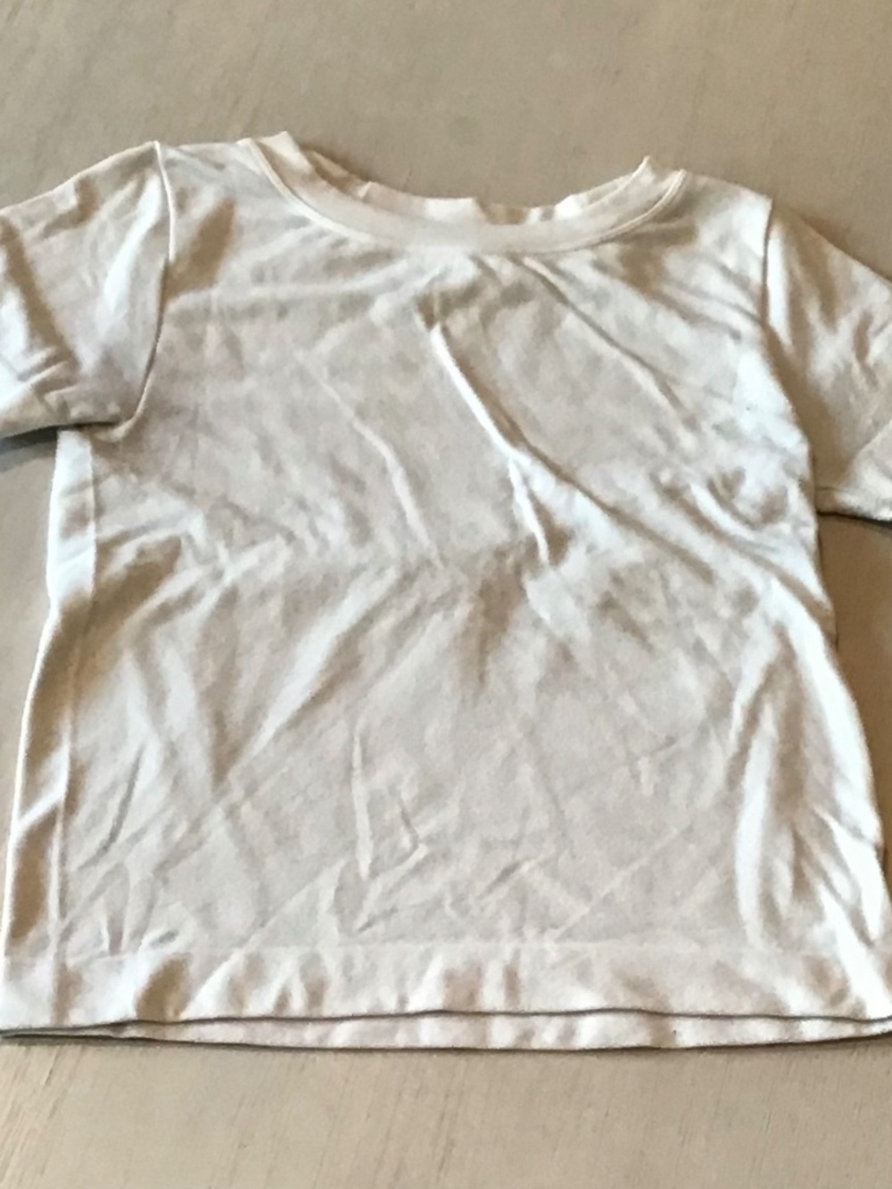 Cute Cream Casual T Shirt